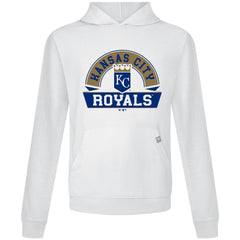 Kansas City Royals Levelwear Relay Banner Arch Pullover Hoodie - White Hoodies