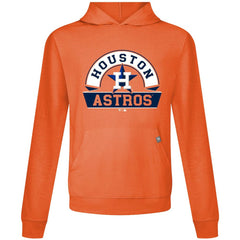 Houston Astros Levelwear Relay Banner Arch Pullover Hoodie - Orange Hoodies