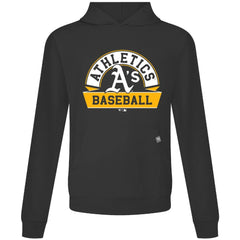 Athletics Levelwear Relay Banner Arch Pullover Hoodie - Black Hoodies