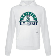 Seattle Mariners Levelwear Relay Banner Arch Pullover Hoodie - White Hoodies