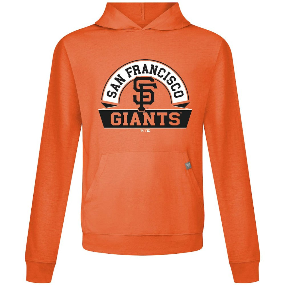 San Francisco Giants Levelwear Relay Banner Arch Pullover Hoodie - Orange Hoodies