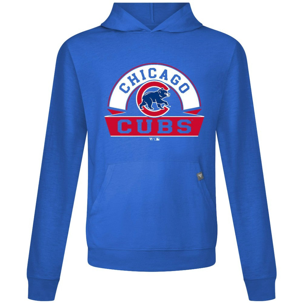 Chicago Cubs Levelwear Relay Banner Arch Pullover Hoodie - Royal Hoodies