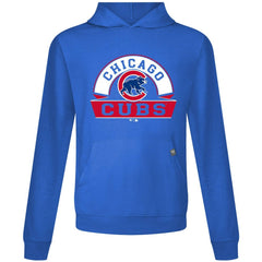 Chicago Cubs Levelwear Relay Banner Arch Pullover Hoodie - Royal Hoodies