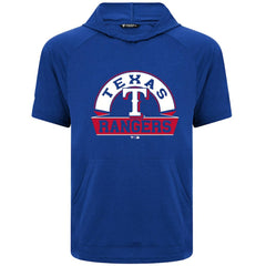 Texas Rangers Levelwear Phase Banner Arch Hoodie T-Shirt - Royal Hoodies