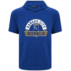 Kansas City Royals Levelwear Phase Banner Arch Hoodie T-Shirt - Royal Hoodies