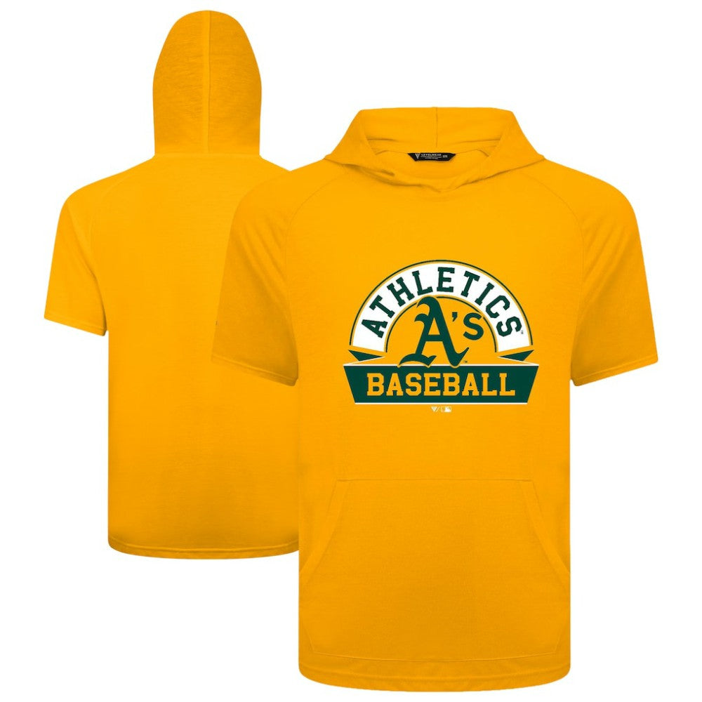Athletics Levelwear Phase Banner Arch Hoodie T-Shirt - Gold Hoodies