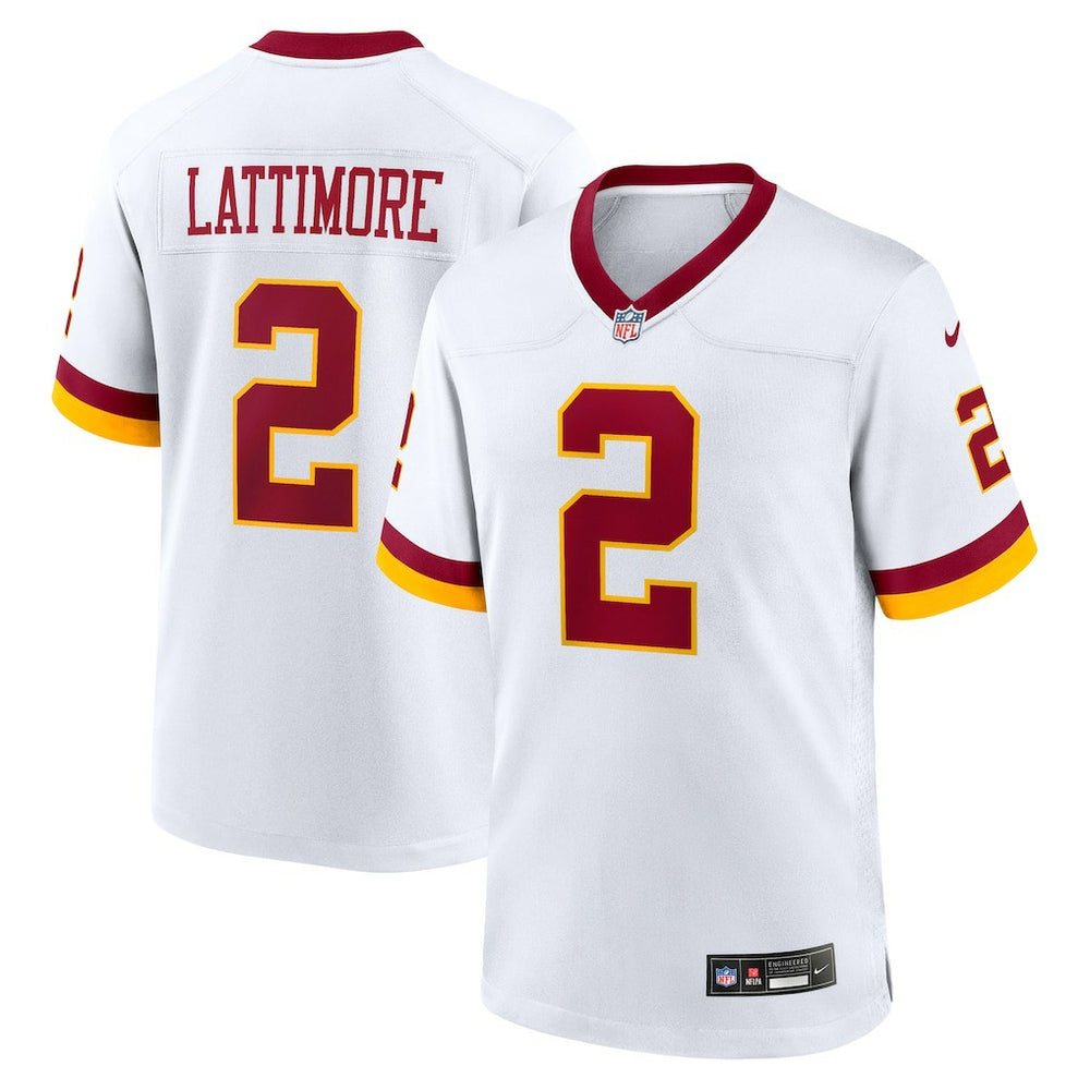 Marshon Lattimore Washington Commanders Game Super Bowl Era Jersey - White Jerseys
