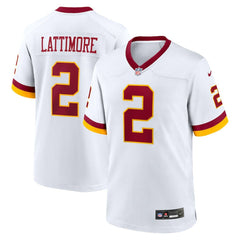 Marshon Lattimore Washington Commanders Game Super Bowl Era Jersey - White Jerseys