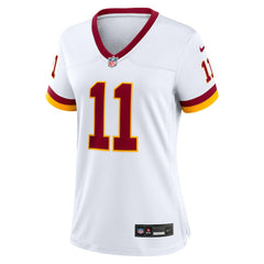 Luke McCaffrey Washington Commanders Women's Game Super Bowl Era Jersey - White Jerseys