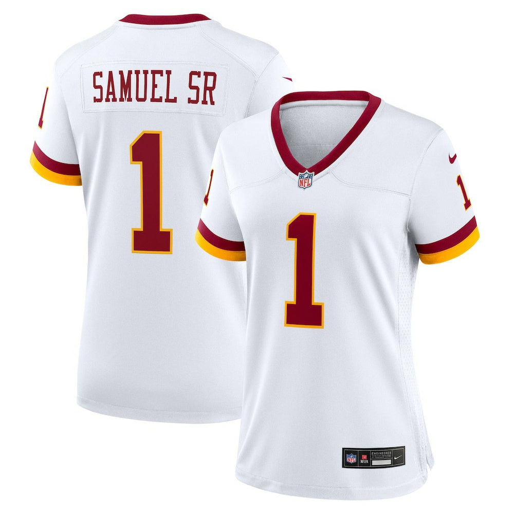 Deebo Samuel Sr Washington Commanders Women's Game Super Bowl Era Jersey - White Jerseys