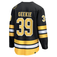 Morgan Geekie Boston Bruins Fanatics Home Breakaway Player Jersey - Black | US 203411362