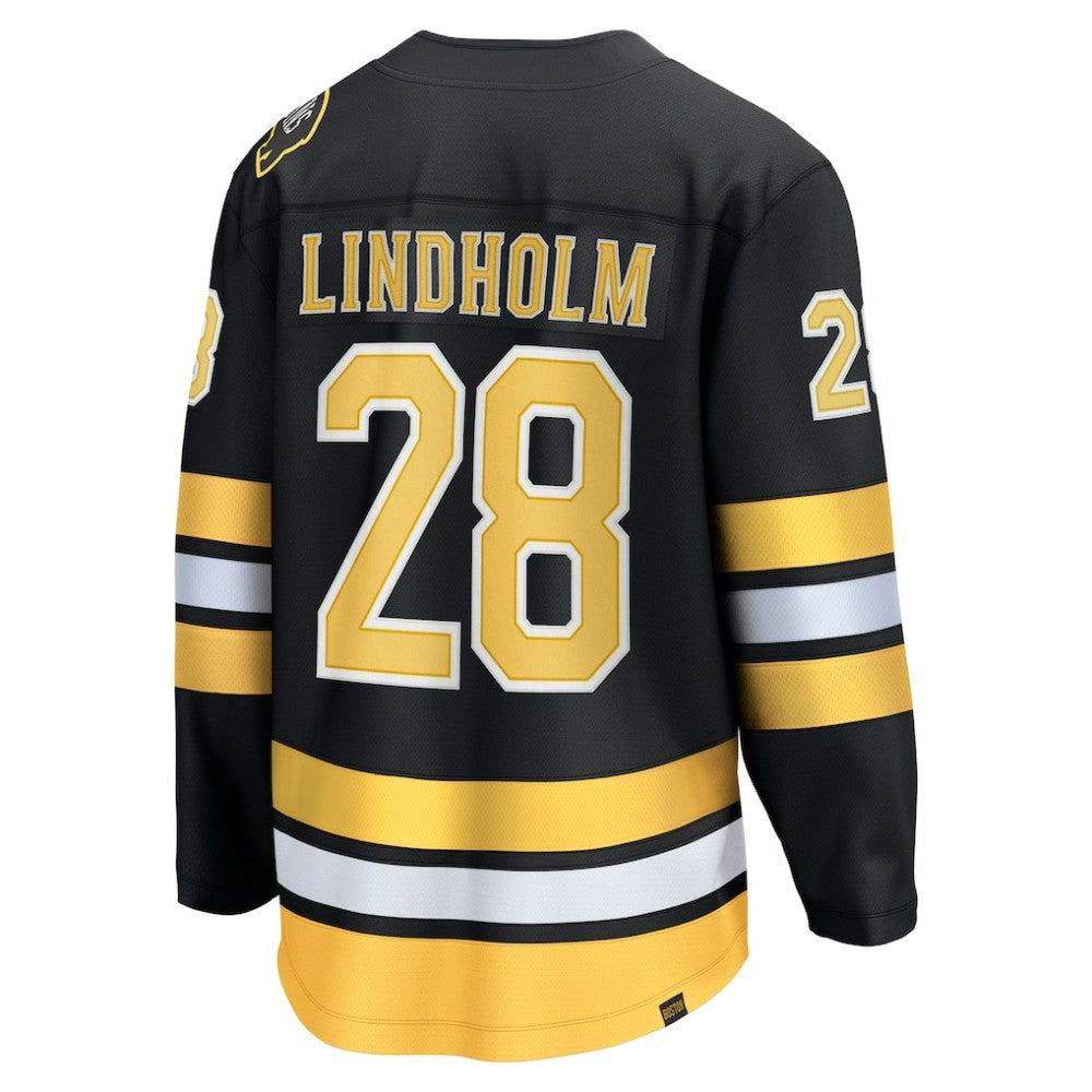 Elias Lindholm Boston Bruins Fanatics Home Breakaway Player Jersey - Black | US 203411365
