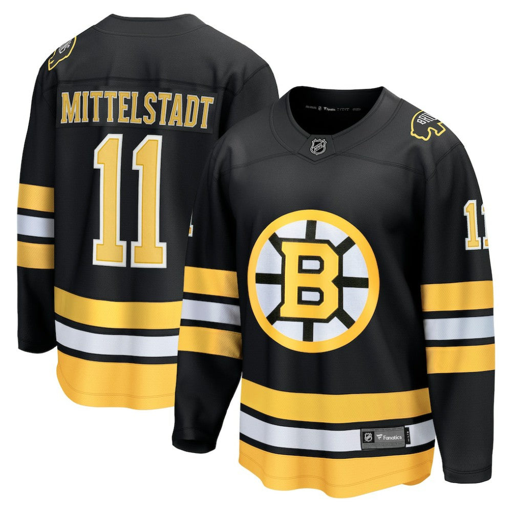 Casey Mittelstadt Boston Bruins Fanatics Home Breakaway Player Jersey - Black | US 203411371