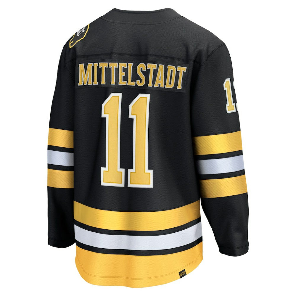Casey Mittelstadt Boston Bruins Fanatics Home Breakaway Player Jersey - Black | US 203411371