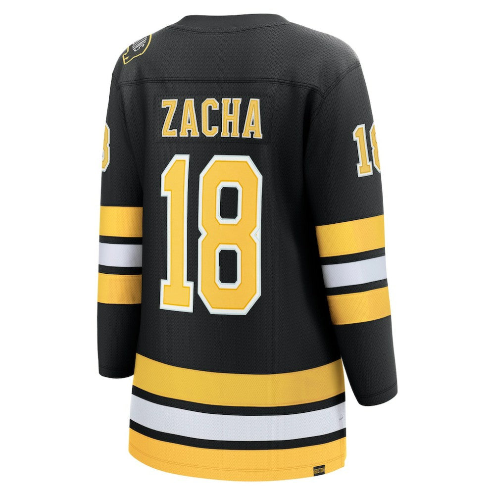 Pavel Zacha Boston Bruins Fanatics Women's Home Breakaway Player Jersey - Black | US 203412404
