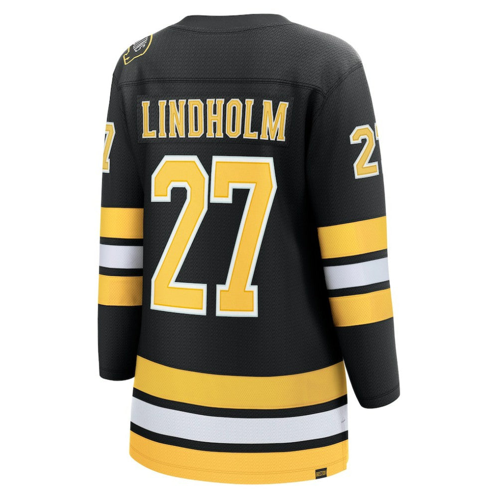 Hampus Lindholm Boston Bruins Fanatics Women's Home Breakaway Player Jersey - Black | US 203412405