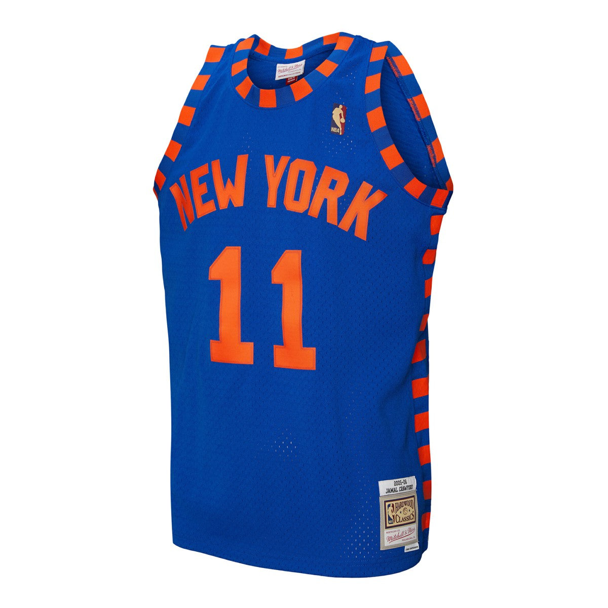 Jamal Crawford New York Knicks 2005/06 Hardwood Classics Swingman Jersey Blue - Mitchell & Ness