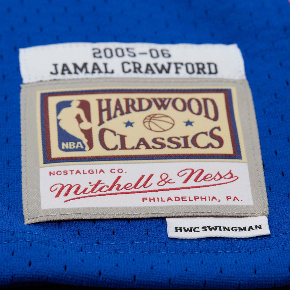 Jamal Crawford New York Knicks 2005/06 Hardwood Classics Swingman Jersey Blue - Mitchell & Ness