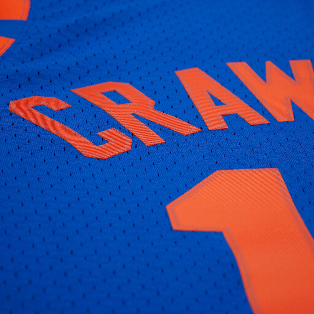 Jamal Crawford New York Knicks 2005/06 Hardwood Classics Swingman Jersey Blue - Mitchell & Ness