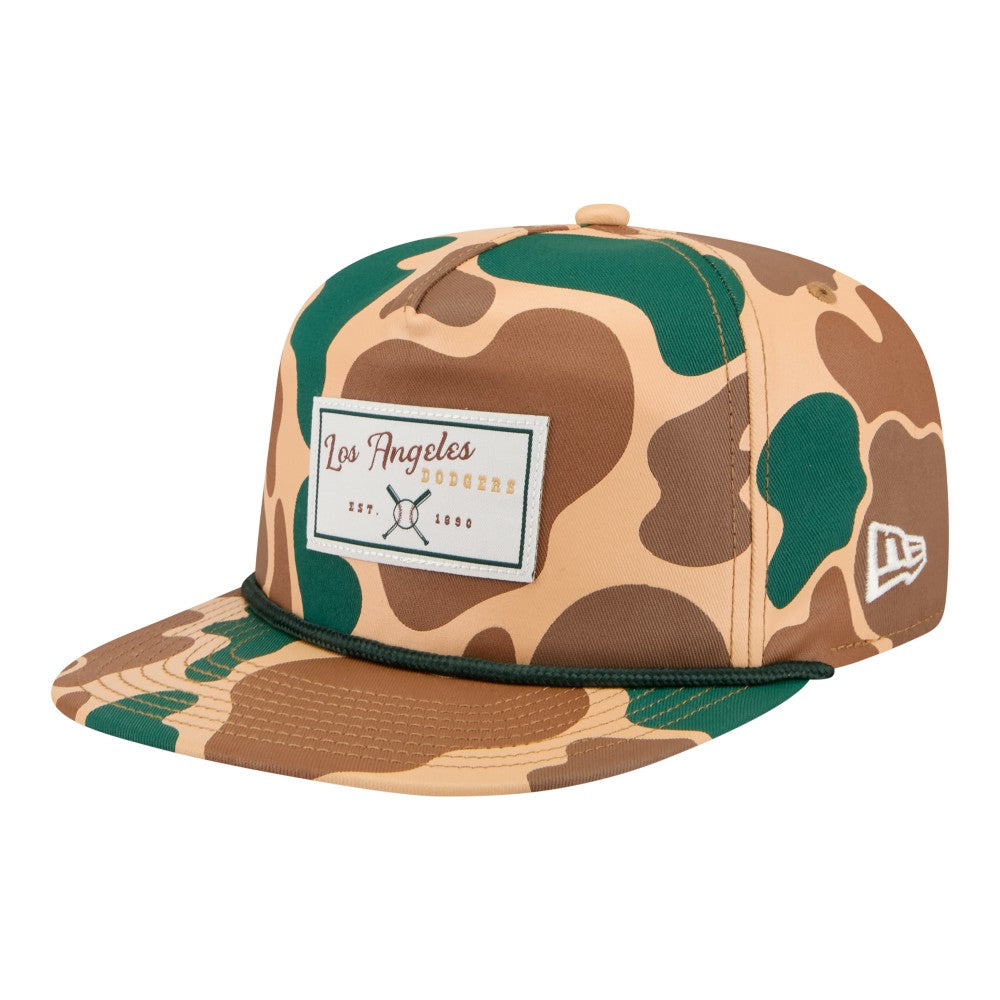 Los Angeles Dodgers New Era Duck 19TWENTY Adjustable Hat - Camo Hats