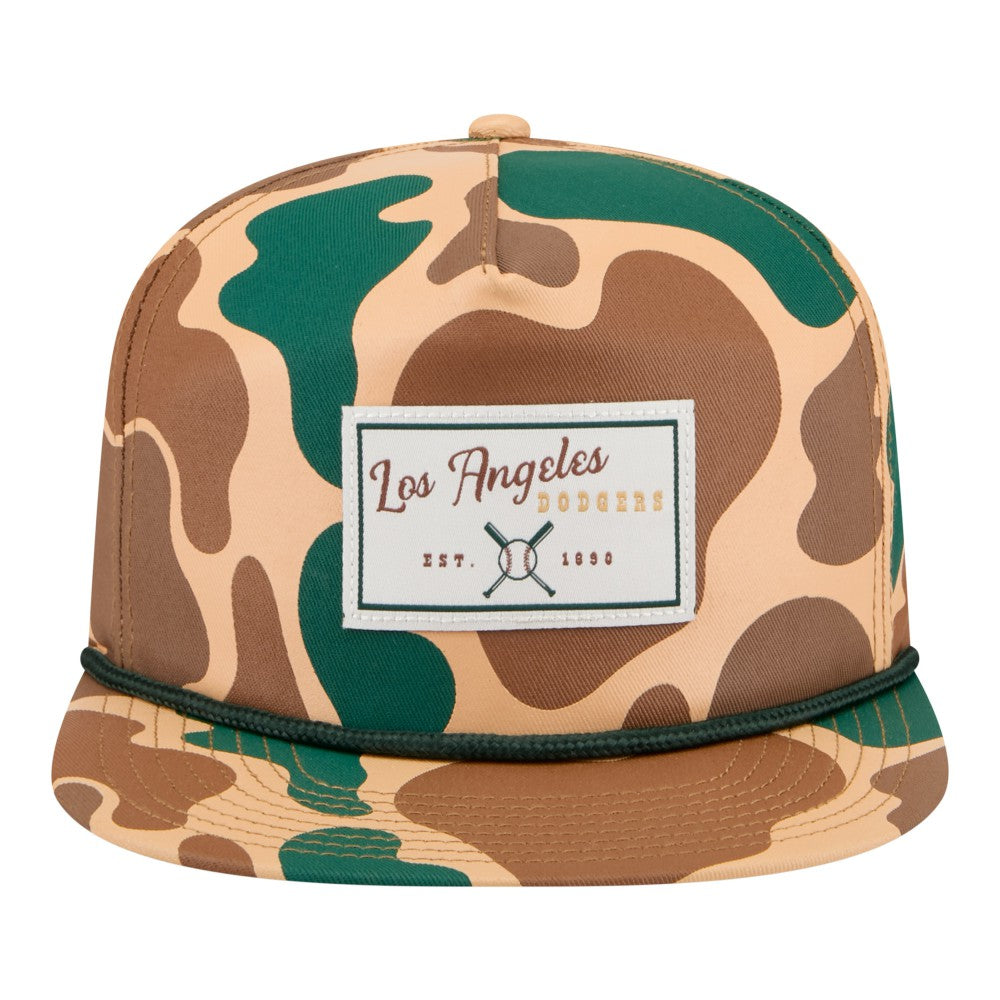 Los Angeles Dodgers New Era Duck 19TWENTY Adjustable Hat - Camo Hats