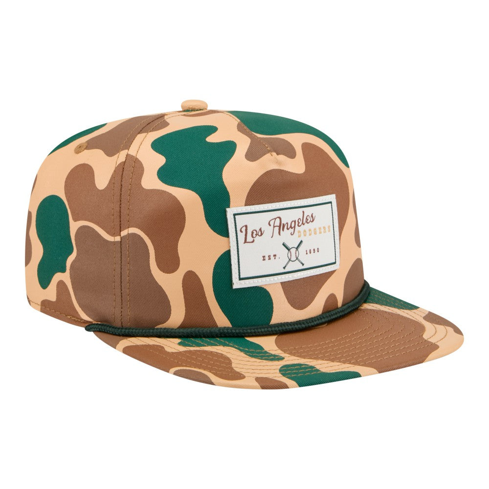 Los Angeles Dodgers New Era Duck 19TWENTY Adjustable Hat - Camo Hats
