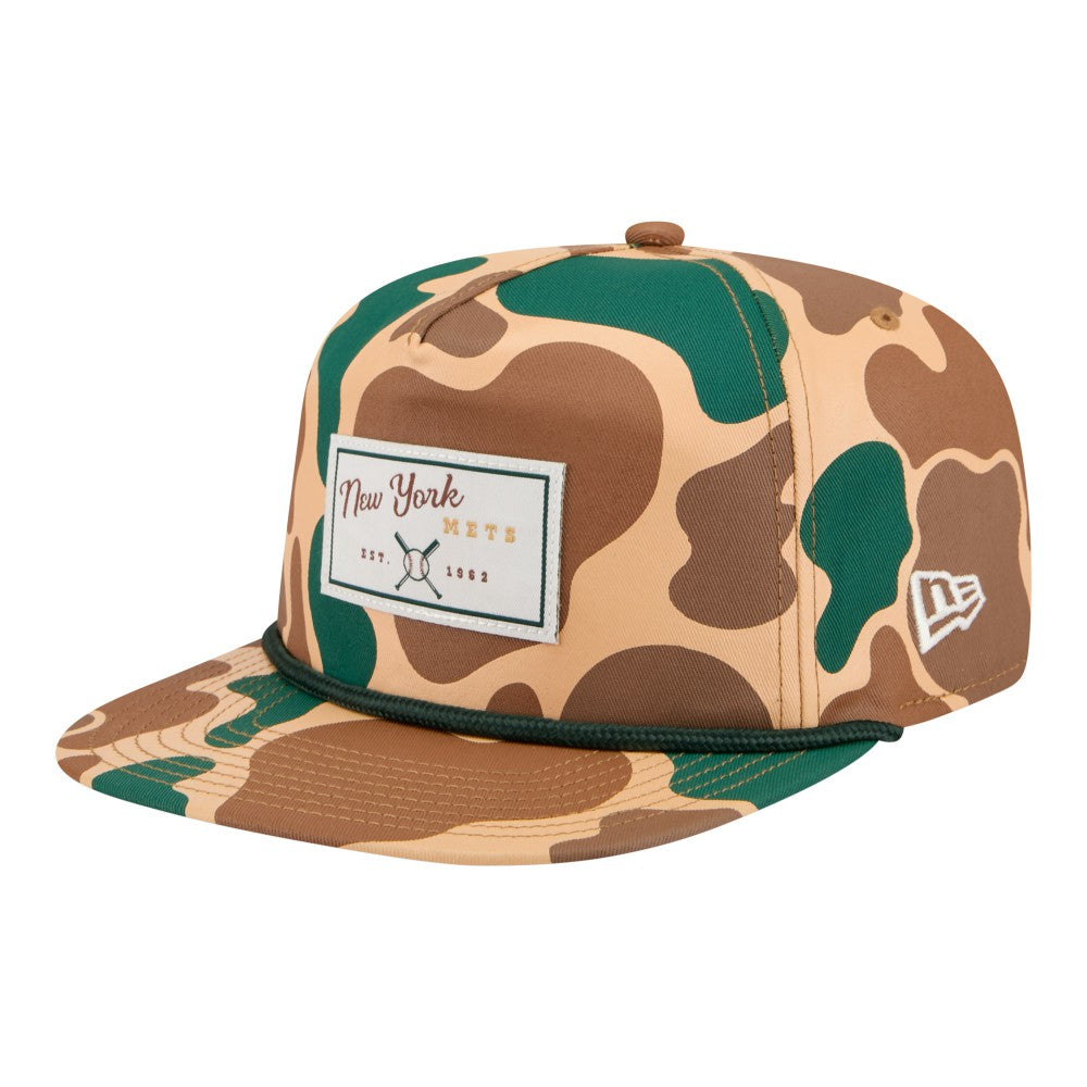 New York Mets New Era Duck 19TWENTY Adjustable Hat - Camo Hats