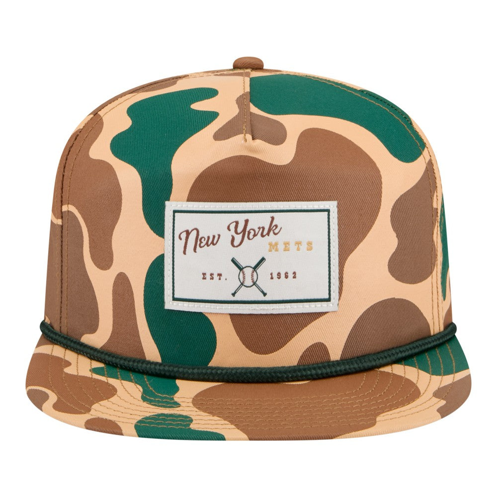 New York Mets New Era Duck 19TWENTY Adjustable Hat - Camo Hats