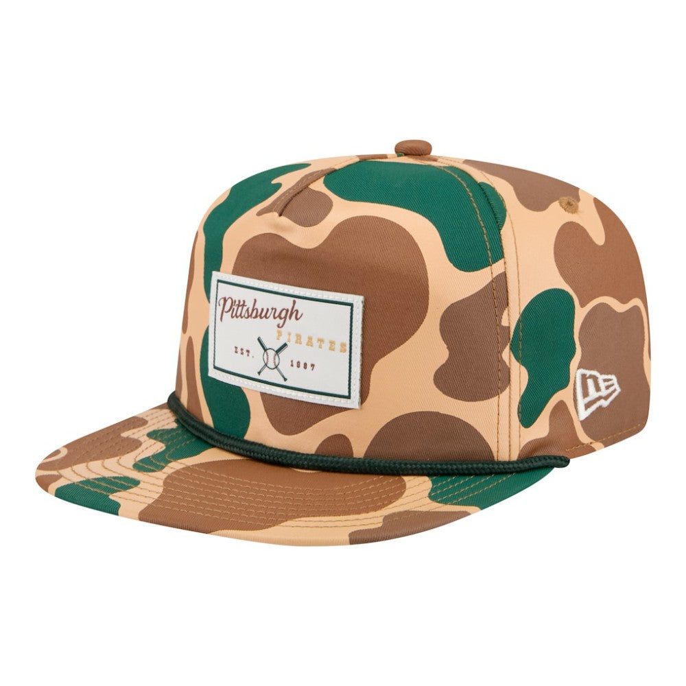 Pittsburgh Pirates New Era Duck 19TWENTY Adjustable Hat - Camo Hats