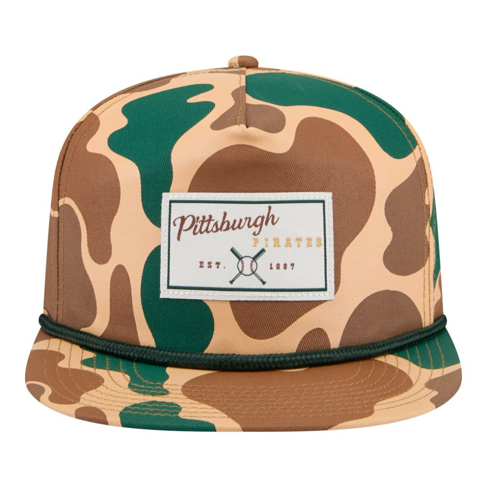 Pittsburgh Pirates New Era Duck 19TWENTY Adjustable Hat - Camo Hats