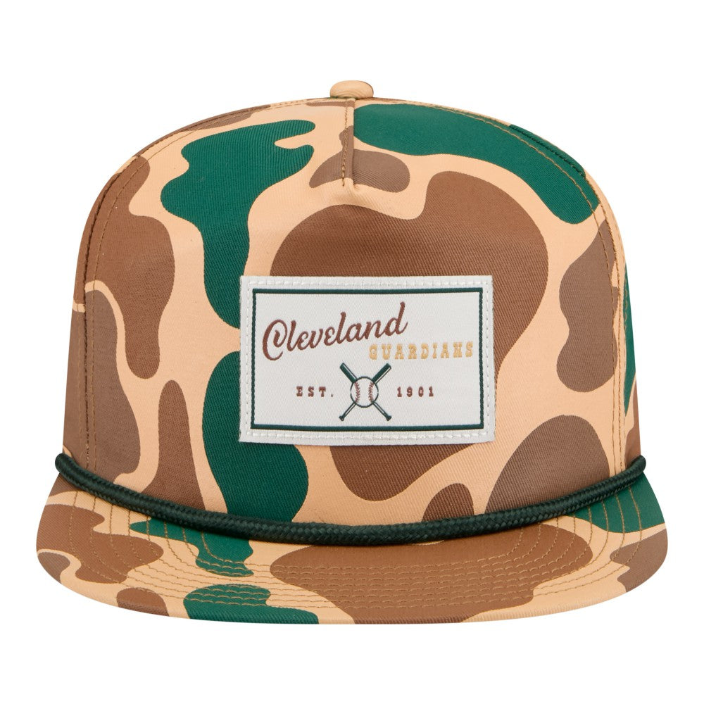 Cleveland Guardians New Era Duck 19TWENTY Adjustable Hat - Camo Hats