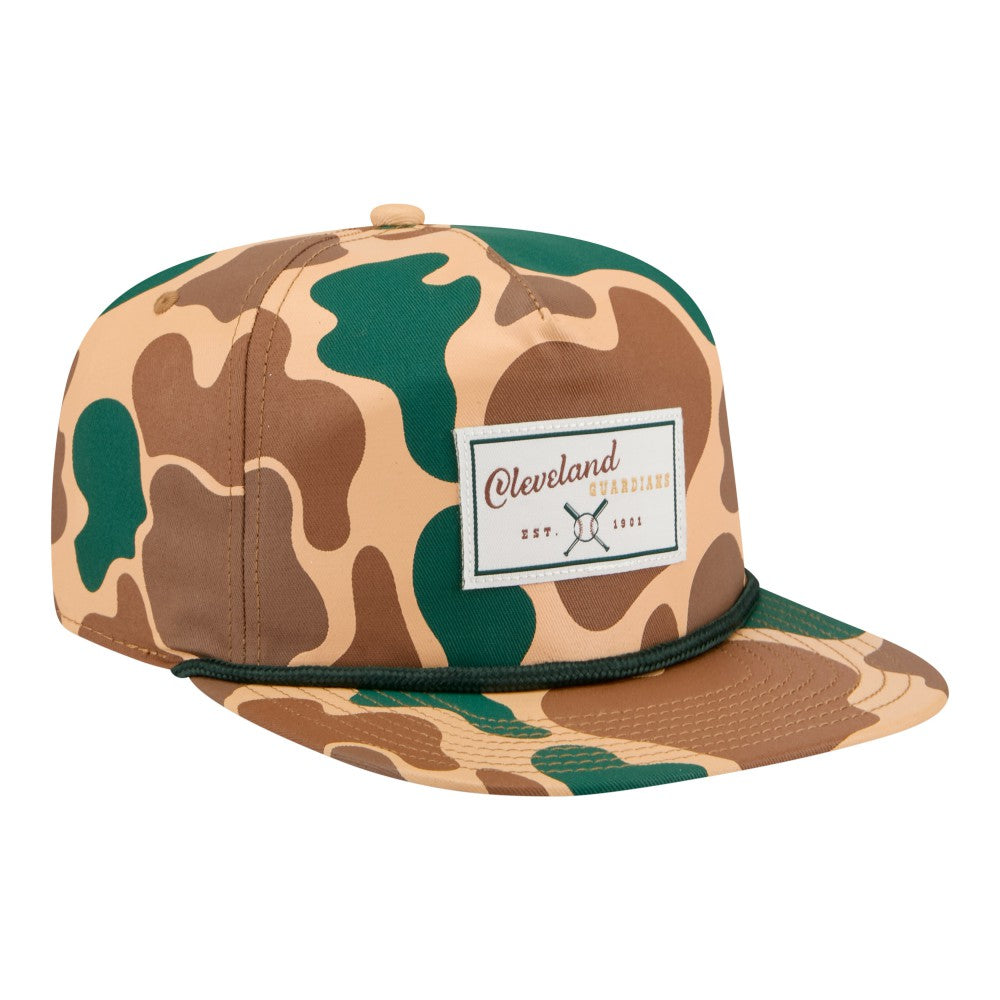 Cleveland Guardians New Era Duck 19TWENTY Adjustable Hat - Camo Hats