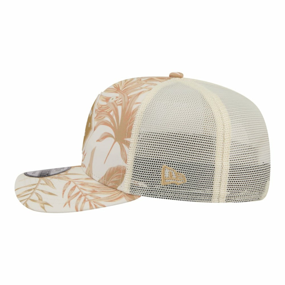 New York Mets New Era Tonal Palm 9SEVENTY Adjustable Trucker Hat - Tan Hats