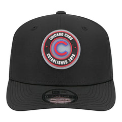 Chicago Cubs New Era Circle 9SEVENTY Adjustable Hat - Black Hats