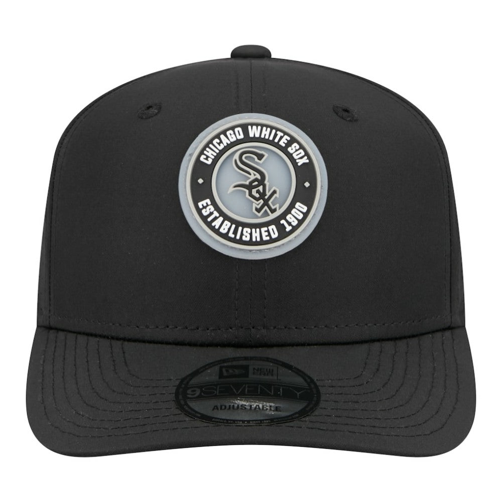 Chicago White Sox New Era Circle 9SEVENTY Adjustable Hat - Black Hats