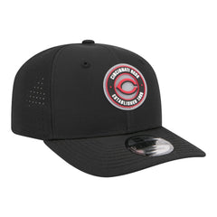 Cincinnati Reds New Era Circle 9SEVENTY Adjustable Hat - Black Hats
