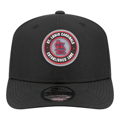 St. Louis Cardinals New Era Circle 9SEVENTY Adjustable Hat - Black Hats