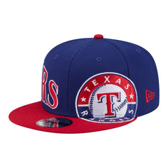 Texas Rangers New Era Stretched Two-Tone 9FIFTY Adjustable Hat - Royal/Red Hats
