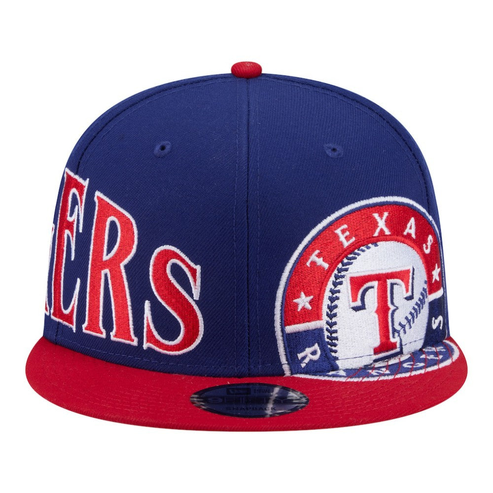 Texas Rangers New Era Stretched Two-Tone 9FIFTY Adjustable Hat - Royal/Red Hats