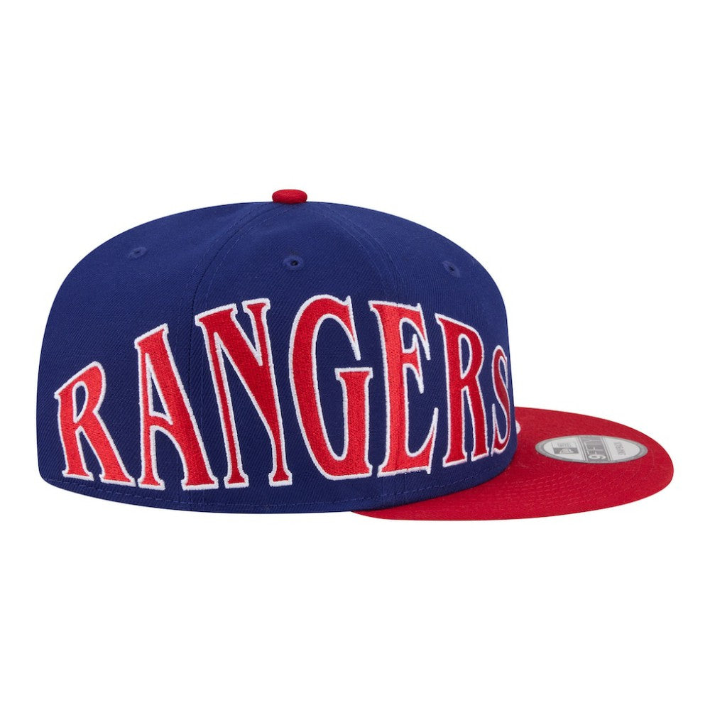 Texas Rangers New Era Stretched Two-Tone 9FIFTY Adjustable Hat - Royal/Red Hats