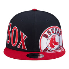 Boston Red Sox New Era Stretched Two-Tone 9FIFTY Adjustable Hat - Navy/Red Hats