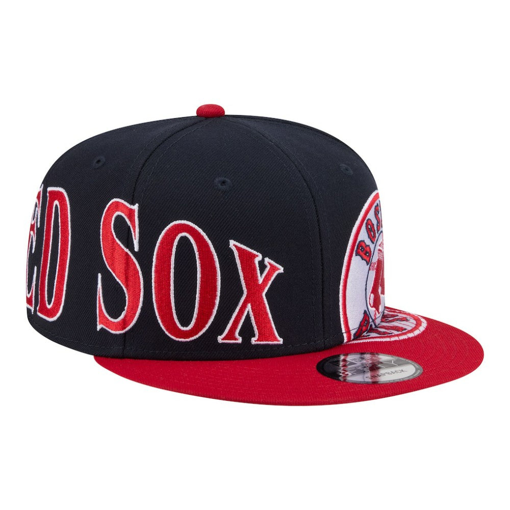 Boston Red Sox New Era Stretched Two-Tone 9FIFTY Adjustable Hat - Navy/Red Hats