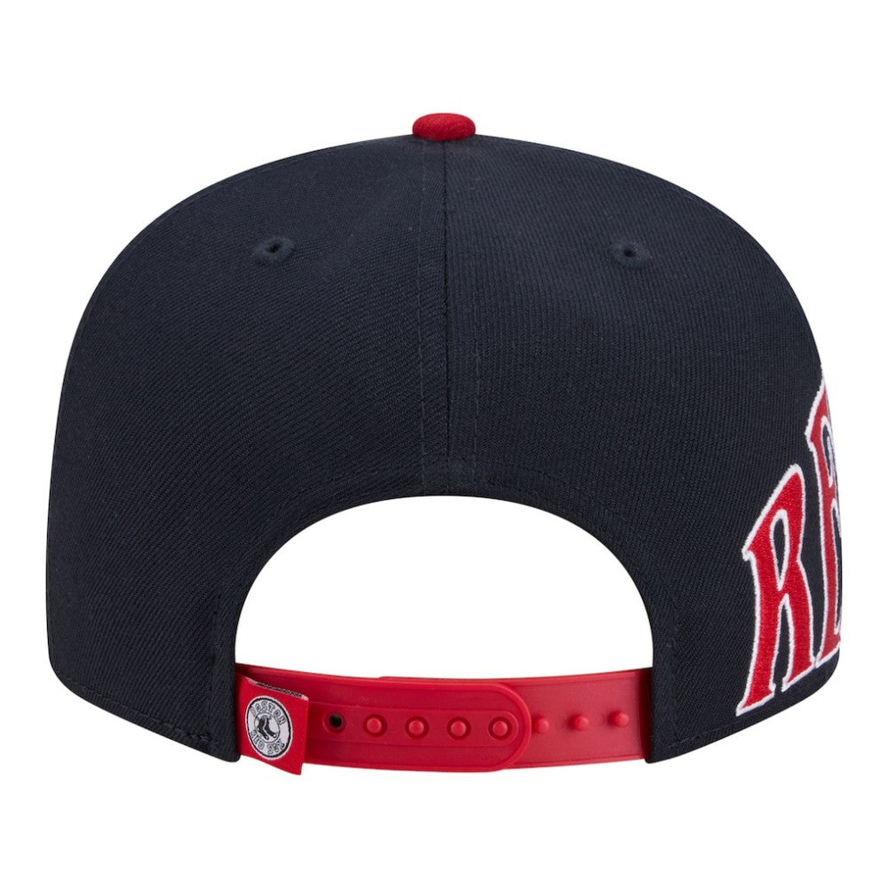 Boston Red Sox New Era Stretched Two-Tone 9FIFTY Adjustable Hat - Navy/Red Hats