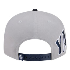 New York Yankees New Era Stretched Two-Tone 9FIFTY Adjustable Hat - Gray/Navy Hats