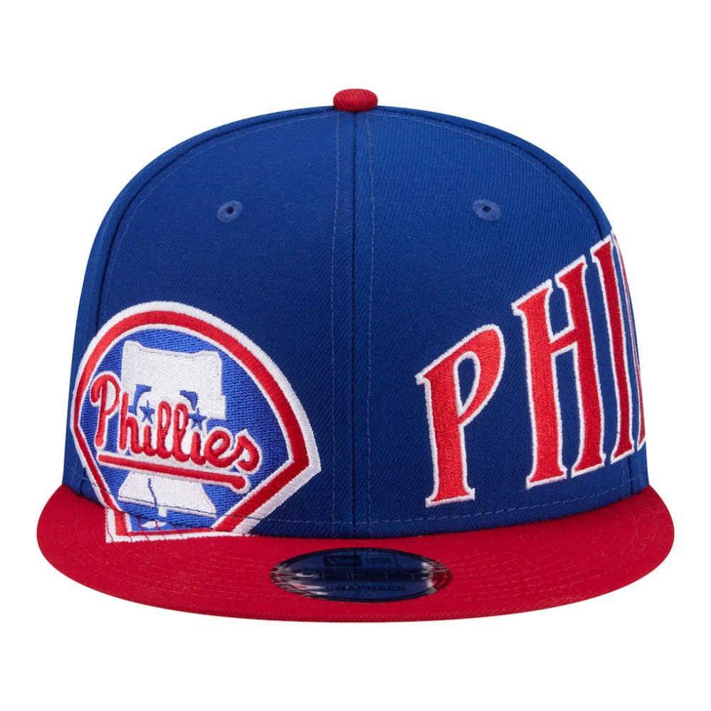 Philadelphia Phillies New Era Stretched Two-Tone 9FIFTY Adjustable Hat - Royal/Red Hats