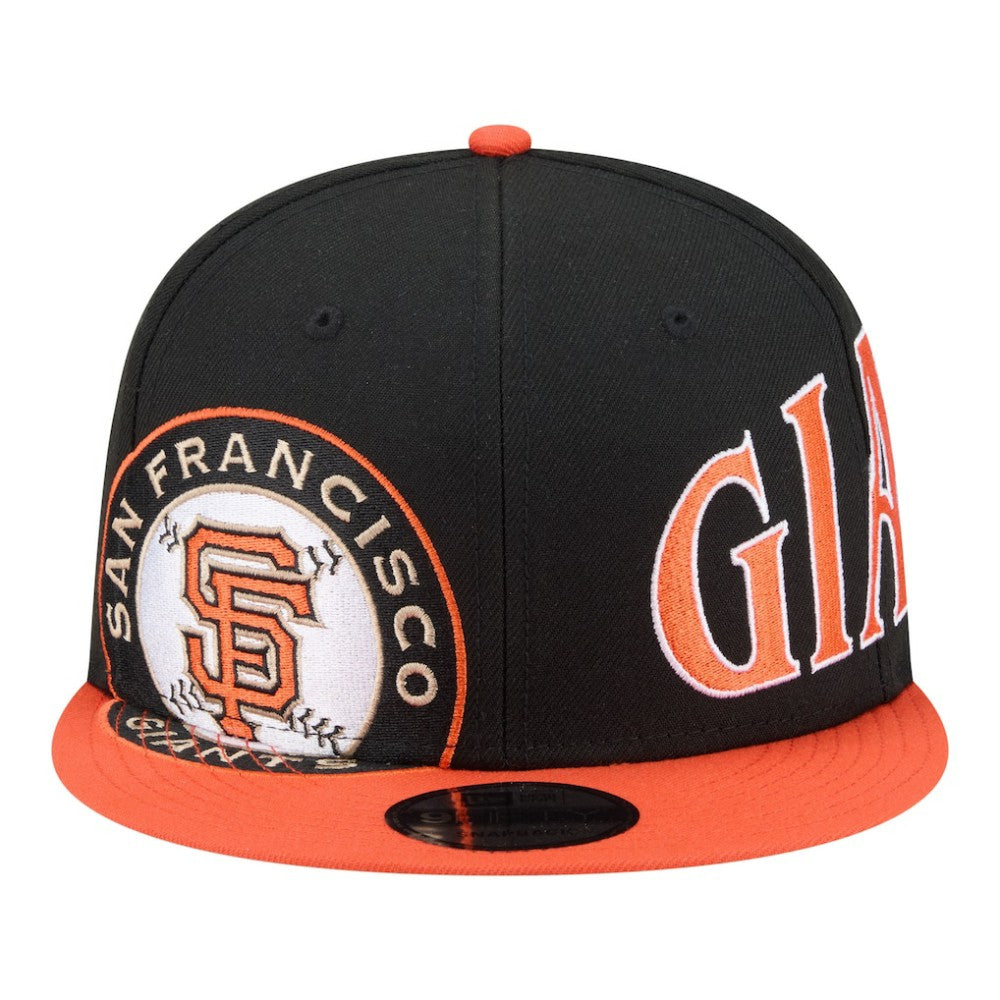 San Francisco Giants New Era Stretched Two-Tone 9FIFTY Adjustable Hat - Black/Orange Hats