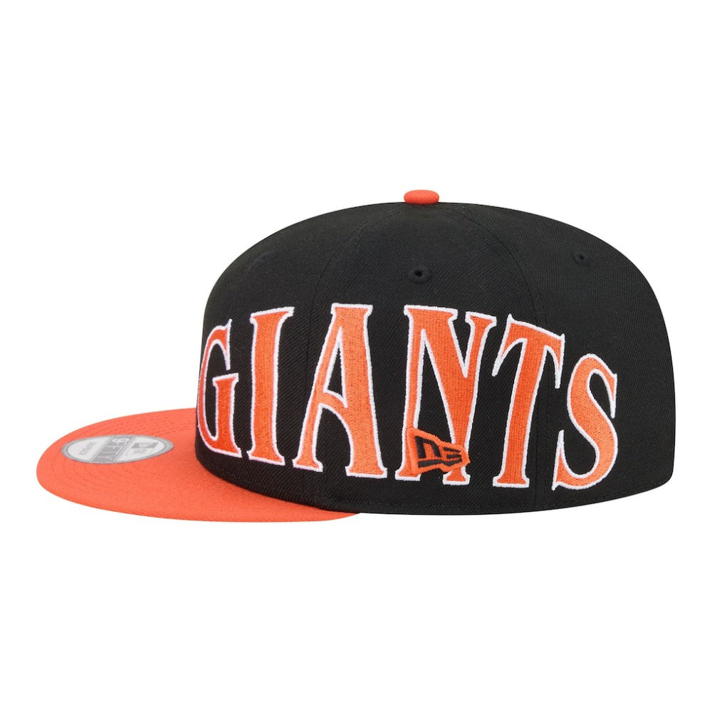 San Francisco Giants New Era Stretched Two-Tone 9FIFTY Adjustable Hat - Black/Orange Hats