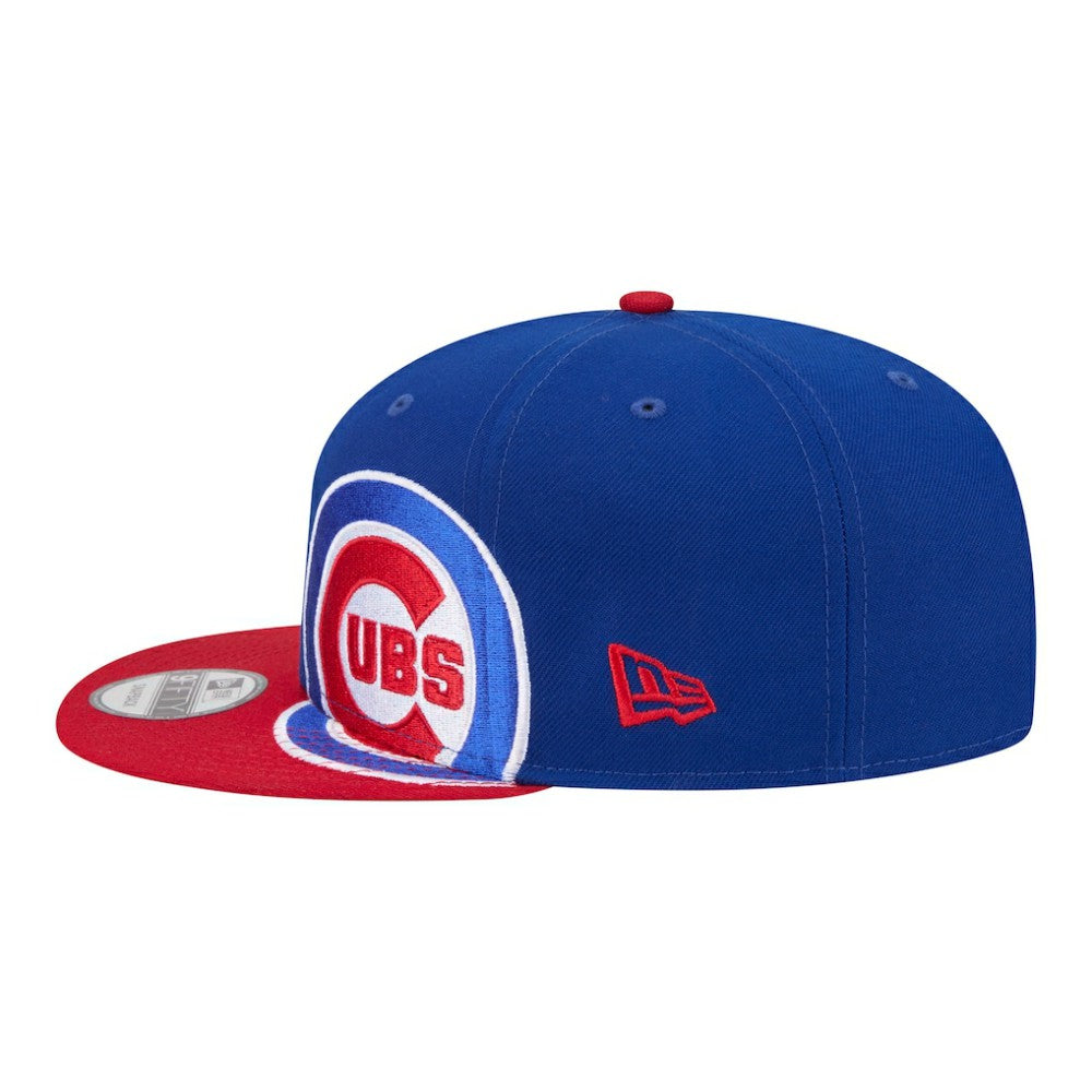 Chicago Cubs New Era Stretched Two-Tone 9FIFTY Adjustable Hat - Royal/Red Hats