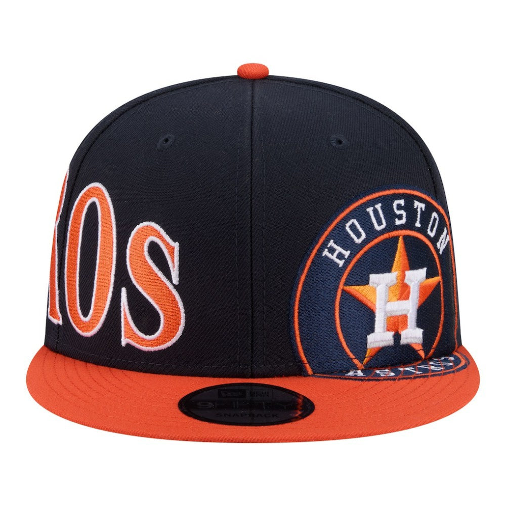Houston Astros New Era Stretched Two-Tone 9FIFTY Adjustable Hat - Navy/Orange Hats