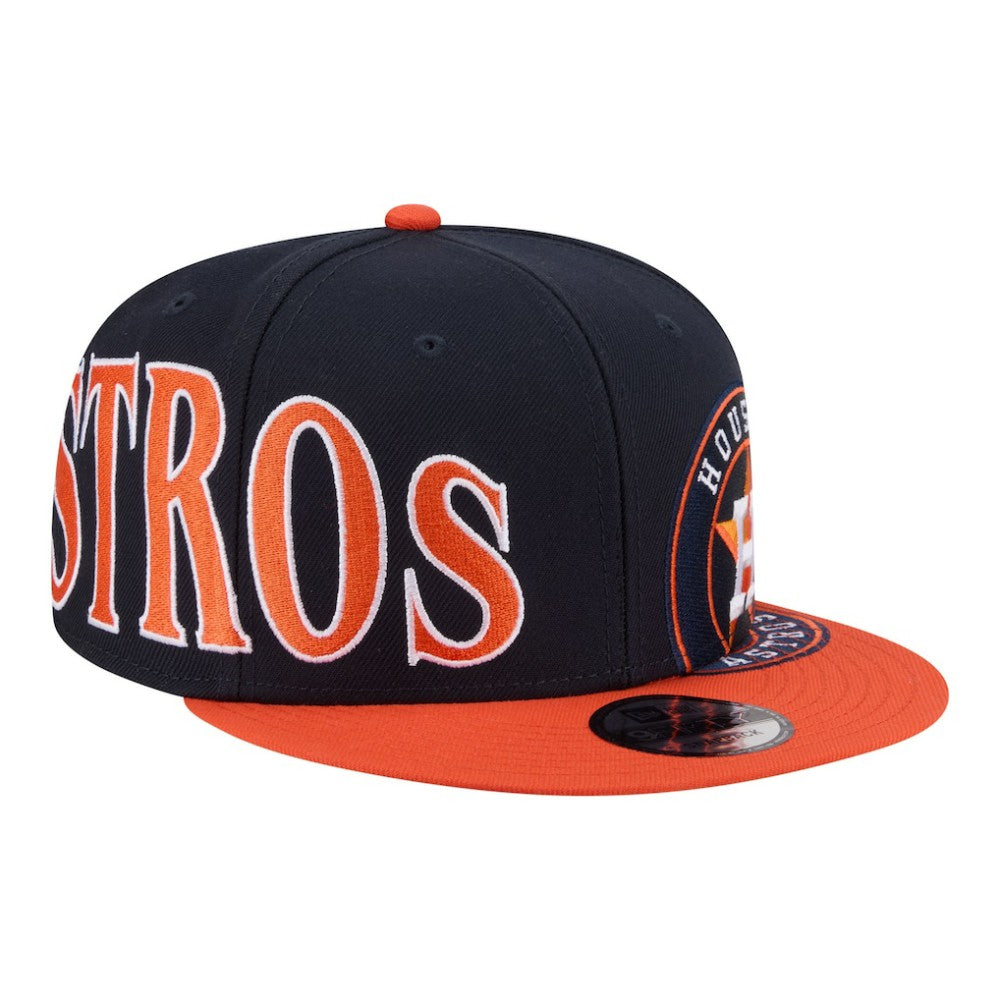 Houston Astros New Era Stretched Two-Tone 9FIFTY Adjustable Hat - Navy/Orange Hats